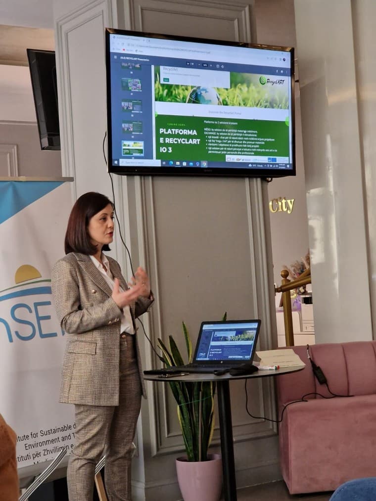 InSET, si partner i Shqipërisë në Projektin Erasmus+ RecyclArt